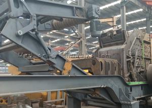 China 80TPH Mobile Crushing Machine Track Mounted 350mm Feeding wholesale