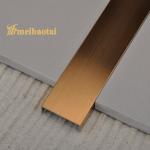 ASTM Stainless Steel Tile Trim 12mm , Stainless Steel Floor Edge Trim 0.65mm