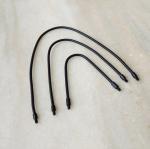 DIY Metal Gooseneck Tube M4 Flexible Microphone Stand Black Male Screw 200mm