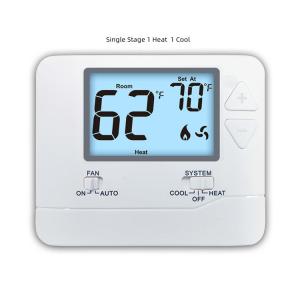 China ABS Non-programmable Digital Heating and Cooling Room Temperature 24V Thermostat with Frame wholesale