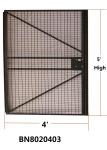 Black Safety Fencing Machine Guarding , Warehouse Steel Safety Guards 60 Lbs
