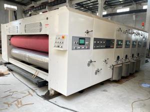 China Corrugated Cardboard Box Die Cutting Machine / Four Color Flexo Printing Machine wholesale