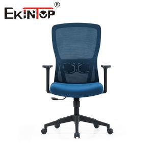 China Blue Swivel Mesh Back Ergonomic Office Chair Multipurpose For Officeworks wholesale
