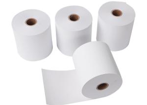 China 65gsm 80x80mm 18×25mm Pos Machine Paper Core High Brightness wholesale