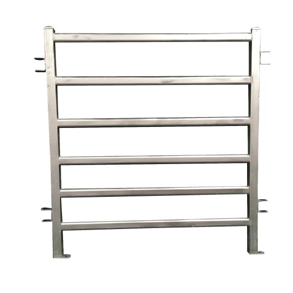 Heavy Duty Metal Corral Fence Portable Galvanized Livestock 4 / 5 / 6 Rails