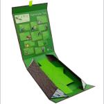 Customized CMYK Divided Folding Magnetic Cardboard Gift Boxes For Tea Coffee