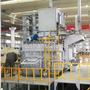 China 250kg/H Cntinuous Gas Fired Industrial Aluminum Melting Furnace , Aluminum Scrap Melting Furnace wholesale