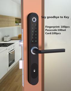 China Bluetooth APP control Narrow Smart Lock Aluminum for 30mm Door wholesale
