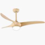 52 inch Nordic Ceiling Fan With Lights Remote Dimming remote control fan light
