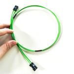22cm Fiber Most Optic Loop Bypass Olive Green Cable Female Adapter For BGM