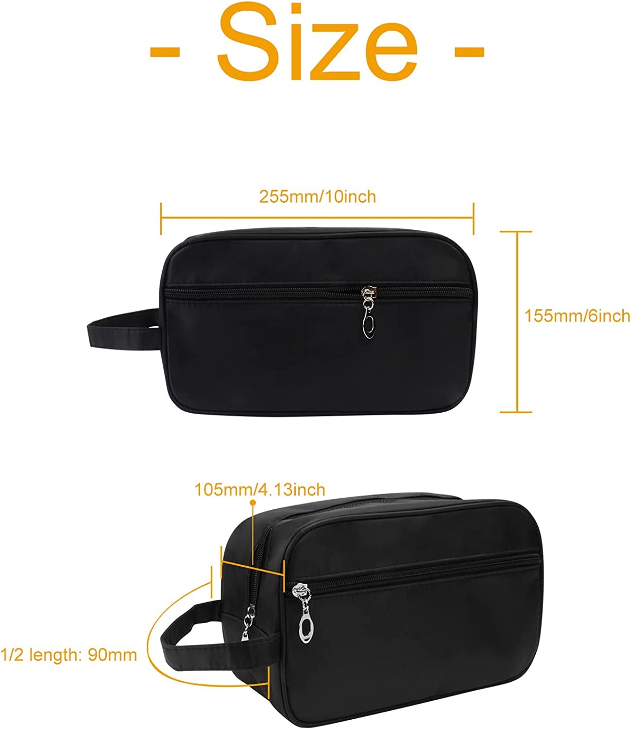 Toiletry Bag for Men Water Resistant Mens Shaving Bag for Travelling Travel Dopp Kit