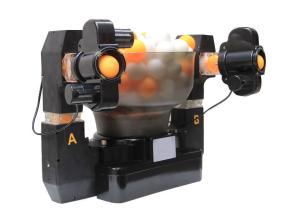 China Double Head Table Tennis Robot Aluminum Spin Swing Balls For Competition Training wholesale