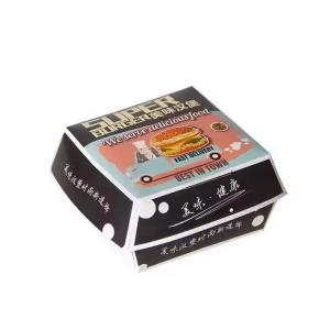 China Hot Dog Burger Food Container Paper Packaging Takeout Bagasse Box Custom Order Stamping for Your Business Needs wholesale