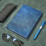 Custom Logo A5 Leather Business Office Stationery Sewing Binding Notepad Gift