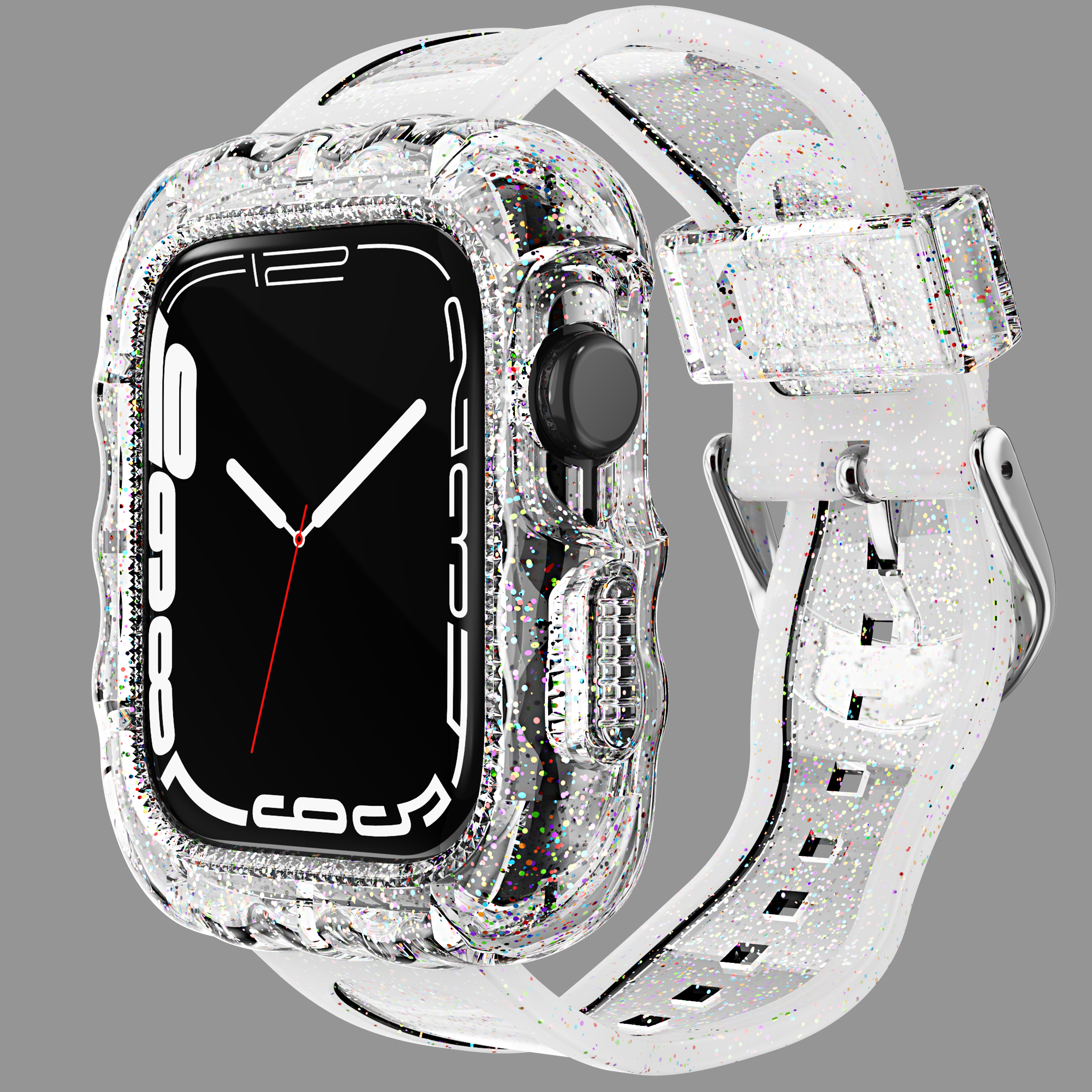 Fashionable 6 Colors TPU Loop Replacement Sport Bands for Apple Watch 7 and Affordable