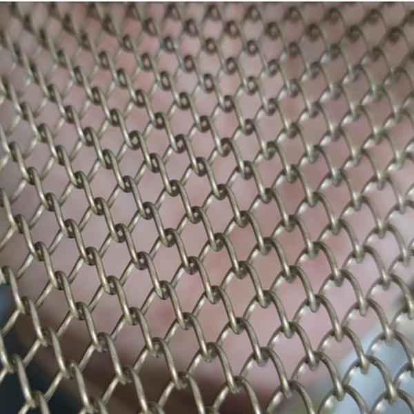 Architectural Spiral Wire For Restaurant Metal Stainless Steel Flat Decorative