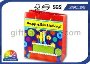 China Glossy Laminated Gift Wrapping Paper Bags for Birthday Cake Gifts Packaging wholesale