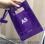 Custom Clear Transparent Holographic Iridescent Ladies Vinyl Tpu Shopper Women