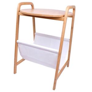China Bamboo Living Room Table with Non-Woven Fabric Storage Versatile and Eco-Friendly wholesale