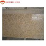 Polished G682 Rust Yellow Granite Stone , G682 Granite Double Sink Vanity Top