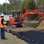 Steep Slope Protection Reinforcement Geocell for Parking Lot Soil Water