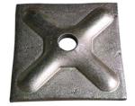 Square Pressed Scaffolding Accessories Tie Rod Washer Plate Tie Rod Nut and