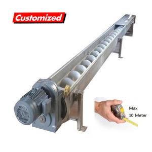 China Stainless Steel Spiral Screw Conveyor Spiral Screw Conveyor Ss Screw Conveyor Grain Screw Conveyor wholesale