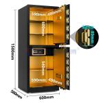 Biometric Fingerprint Lock Luxury Home Safes Anti Theft 120kg YB/RS-150D