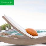 Sun Lounger Hotel Patio Modern Resort Beach Chaise Villa Pool Lounge Chairs