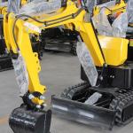 EPA 1.7 T Excavator Crawler Bagger Digger ISO9001 Hydraulic Excavator Machine