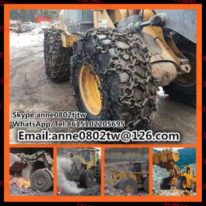 China tire/tyre protection chains /snow chains/traction tire chains 23.5-25,21.00-25,20.5-25,18. wholesale