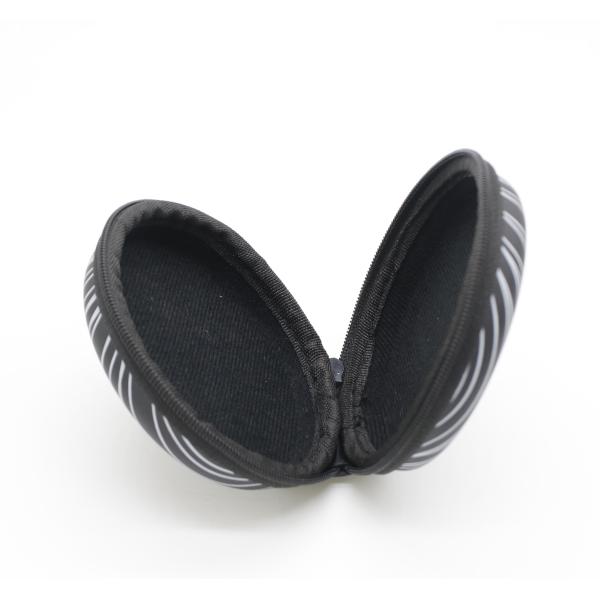 75 Degree EVA Headphone Carrying Case Round With Zipper