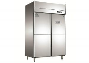China Stainless Steel 4 Door Commercial Refrigerator Freezer With 1.0m³ Capacity on sale