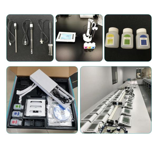 Customized Support Portable Digital Benchtop Touch Screen pH Meter for Laboratory