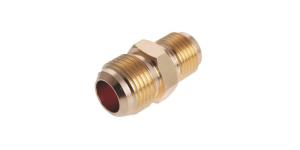 China Reducing Union Refrigeration Pipe Fittings SAE Threaded Double Male Hose Connector wholesale