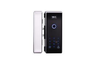 China Security Office Smart Biometric Fingerprint Card Code Combination Glass Door Lock wholesale