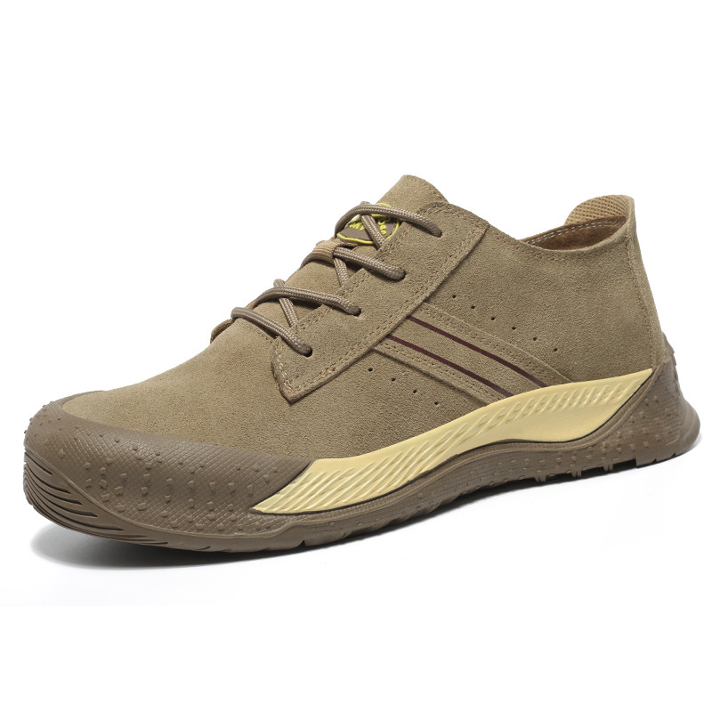 Shengjie Basic Man'S Work Shoes Suede Leather Rubber Outsole Comfort Safety Shoes