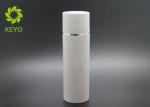 White Cylinder Empty Cosmetic Bottles Recyle Lotion Airless Pump Bottle In 100ML