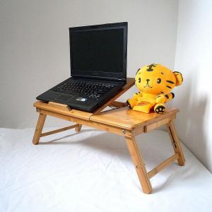 China Cheap Small Computer Desk Modern Bed / Sofa Folding Bamboo Laptop Table wholesale