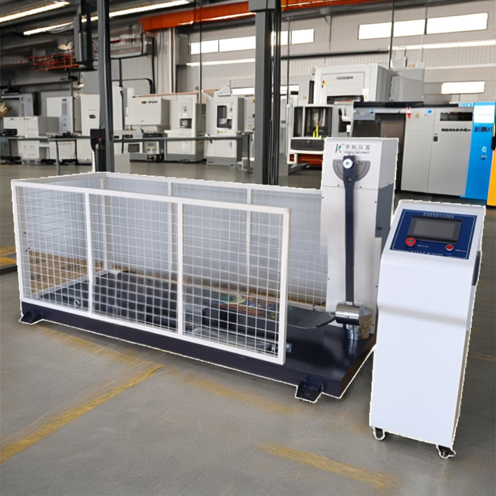 Factory-Direct PLC Touchscreen-Controlled Ski Pendulum Impact Testing Machine with Protection and Adjustable Pendulum Arm