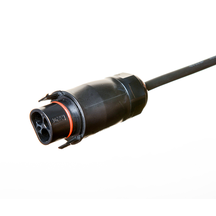 Balcony PV System Micro Inverter AC Power Cord Schuko Plug to LY01 Connector With H07RN-F Rubber Cable for DEYE Model