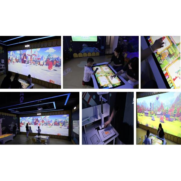 AR Painting Projection Games Content Updates Remote Management For Shopping Malls