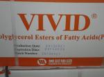 Edible White food additives emulsifiers Polyglycerol Esters Of Fatty Acids PGE