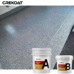 Superior Bonding Blue Flake Epoxy Floor Coating Blending Durability Naturally De