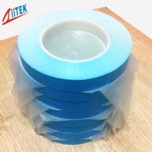China Blue Low Thermal Impedance Thermal Adhesive Tape for Bonding Heat Dissipation Fins 10&quot; x 400' Sizes 0.8 W/mK wholesale