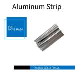 Aluminum Strips Nose Pin / Clip Nose Wire For Mask , Long Life Time