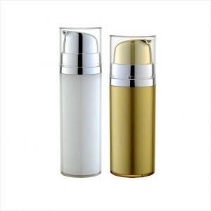 China 50ml 75ml 100ml Double Wall Cosmetic Airless Pump Bottle Acrylic Airless Bottle Airless Lotion Bottle wholesale
