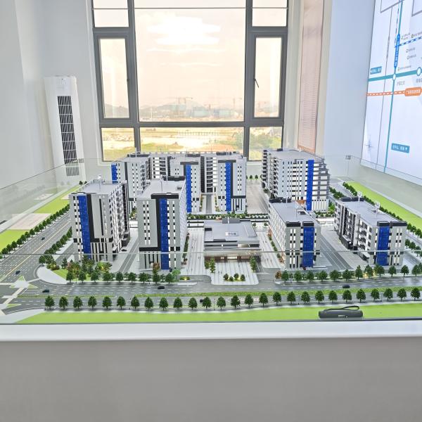 Industrial Park Model - High Precision Architectural Display for Industrial Zone Planning