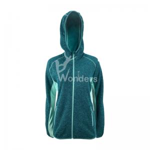 China Ladies Fashion Windproof Softshell Jackets Hybrid Sweatshirt Jacket 100% Polyester wholesale