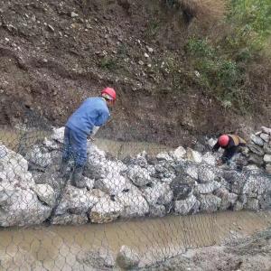 China Design Services Manufacturing Facilities 60x80mm Gabion Reno Mattress For Civil Engineering And Construction wholesale